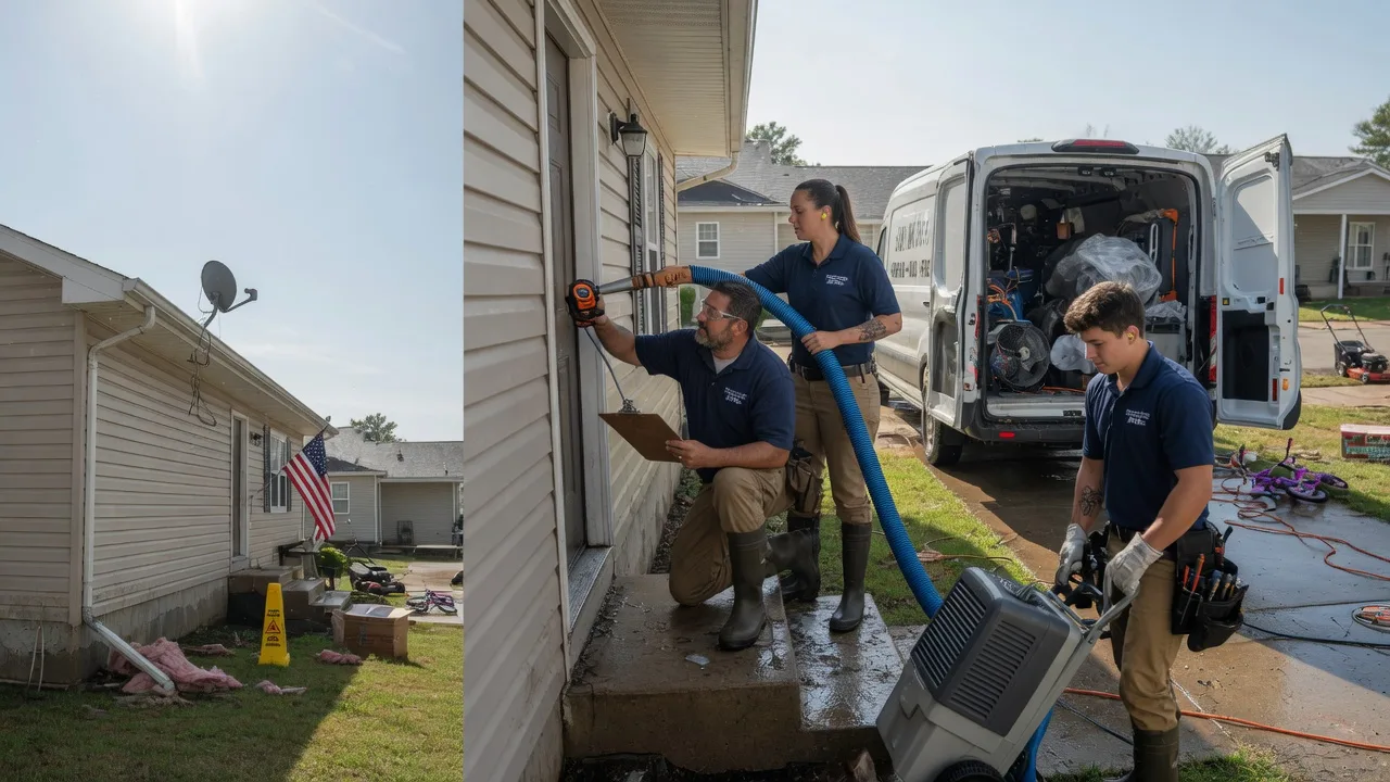Ceiling Water Damage Restoration in Lenexa, KS near me